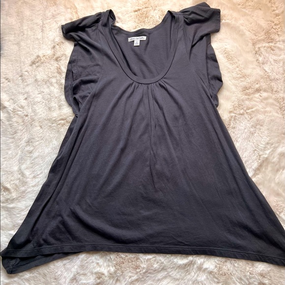 American Eagle Outfitters Short Ruffle Sleeve Bo Ho Style Blouse - Picture 7 of 9